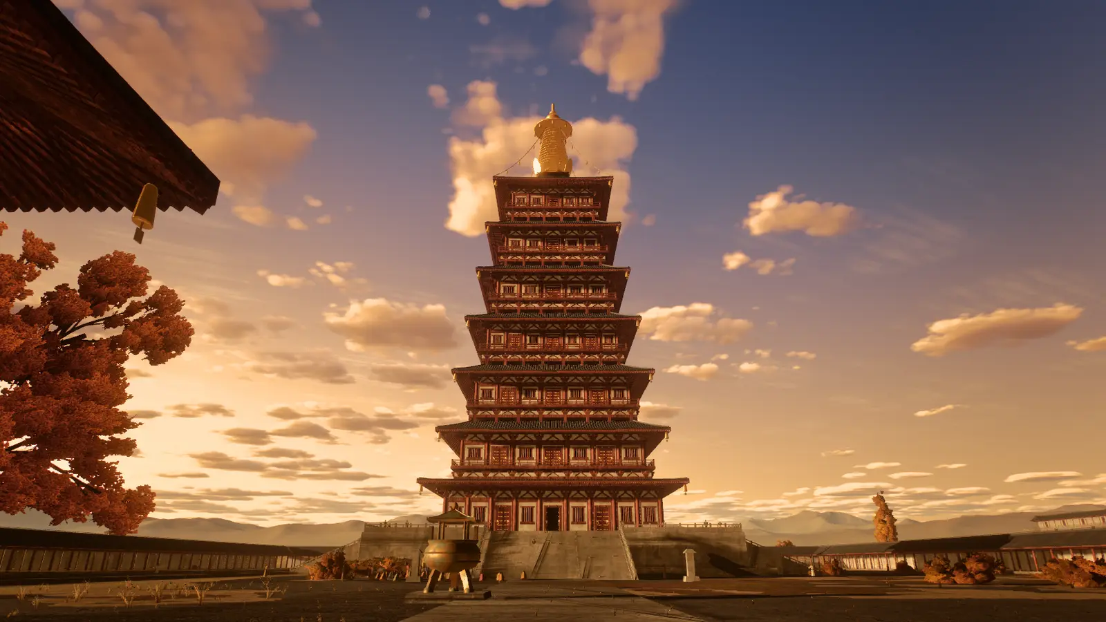 平城世界：永宁寺塔 · 开发过程截图